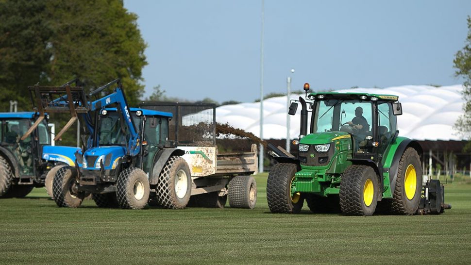 pitch renovation, home of FA ,St George's Park, SIS Pitches, SISGrass, synthetic turf, artificial pitch